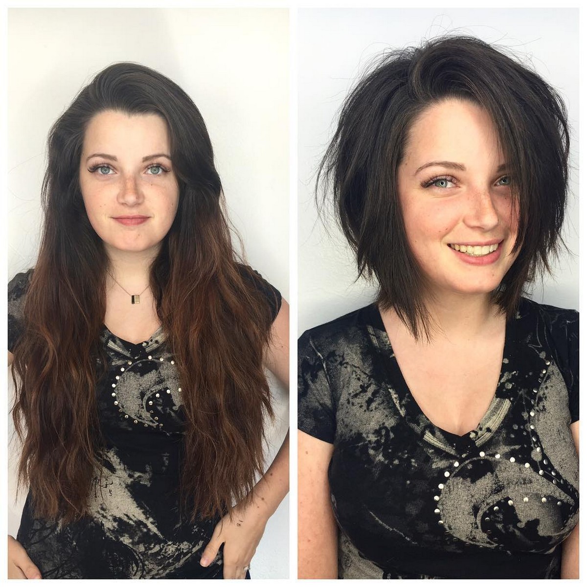 Thick Bob With Thinned-Out Ends