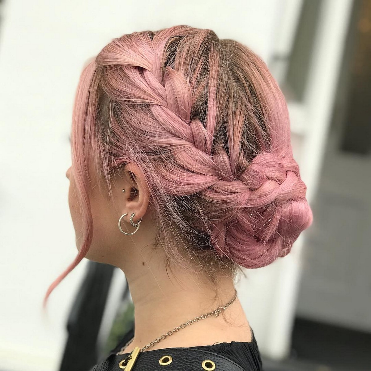 French Braid Updo