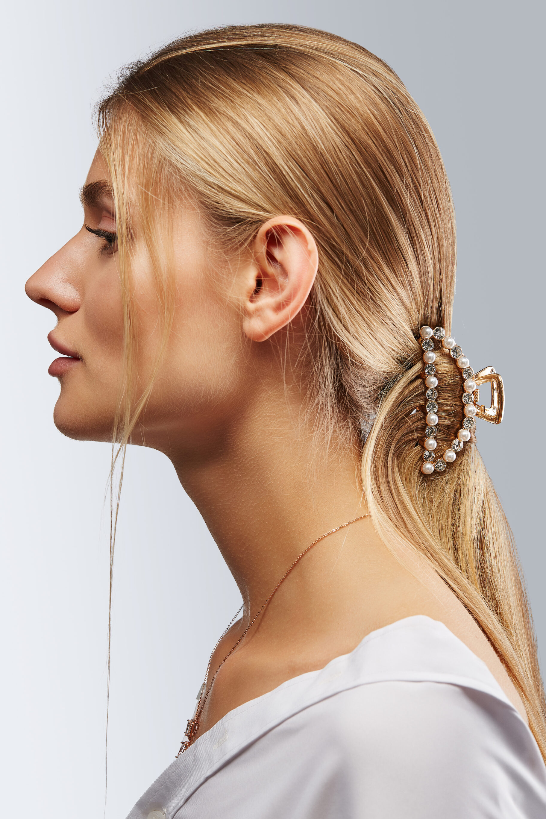Sparkling Low Ponytail