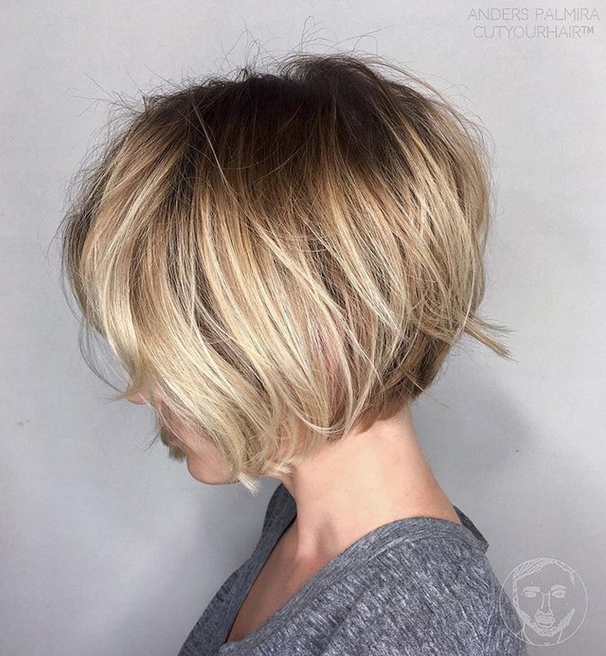 Jagged Short Bob