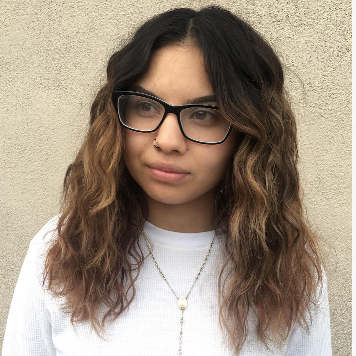 Ombre Blonde Wave Curly Hair