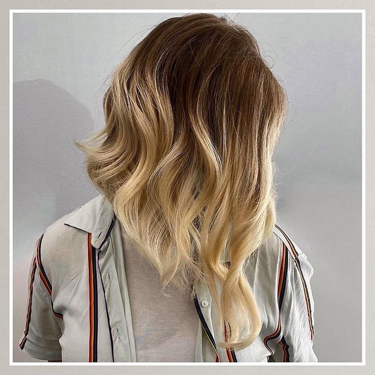 Wavy Angled Bob