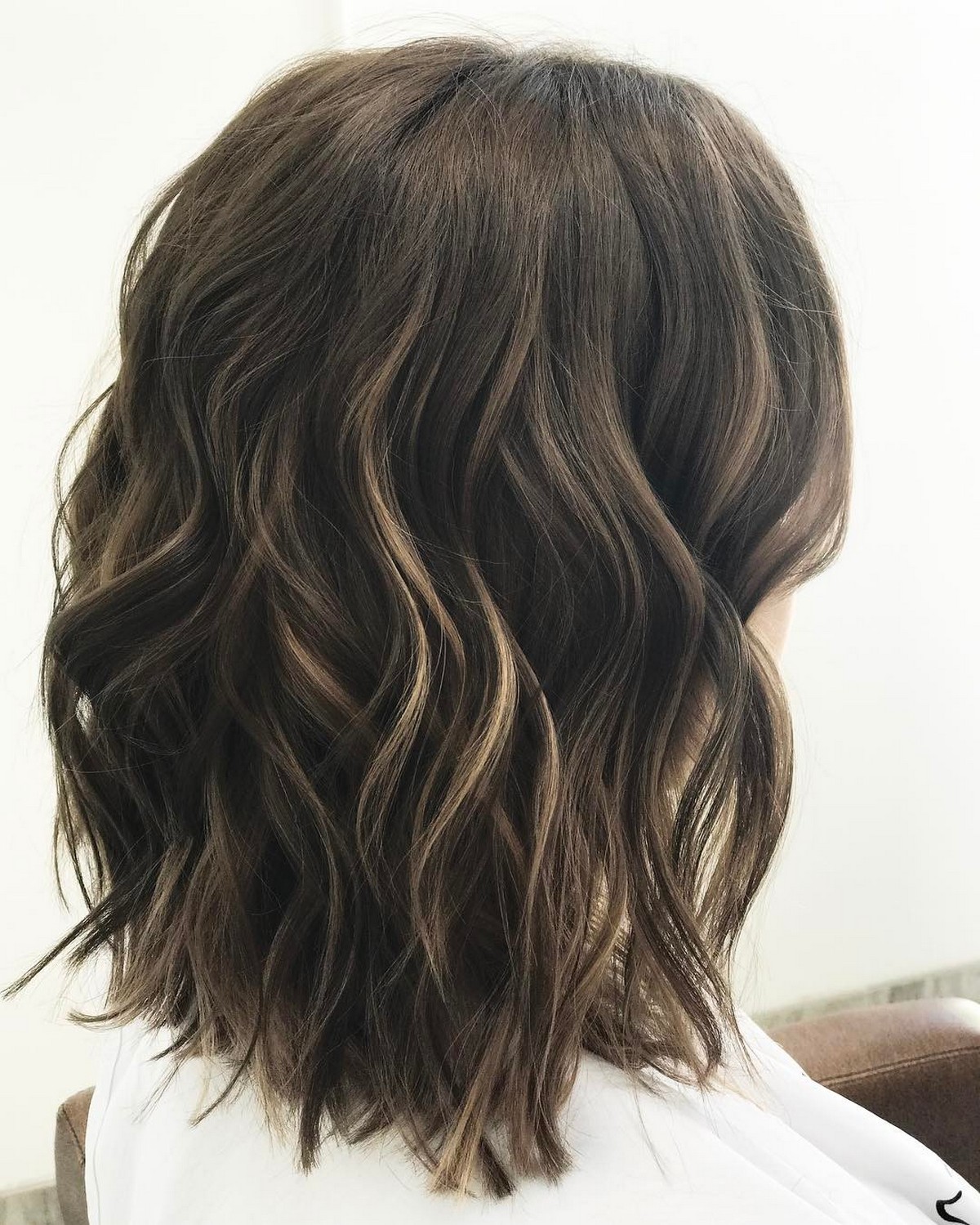Wavy Hairstyle For Medium Hair