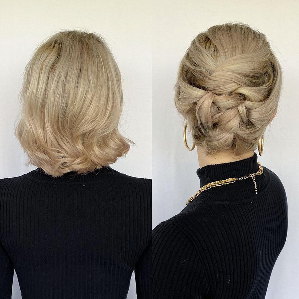 Braided Updo With A Dutch Braid