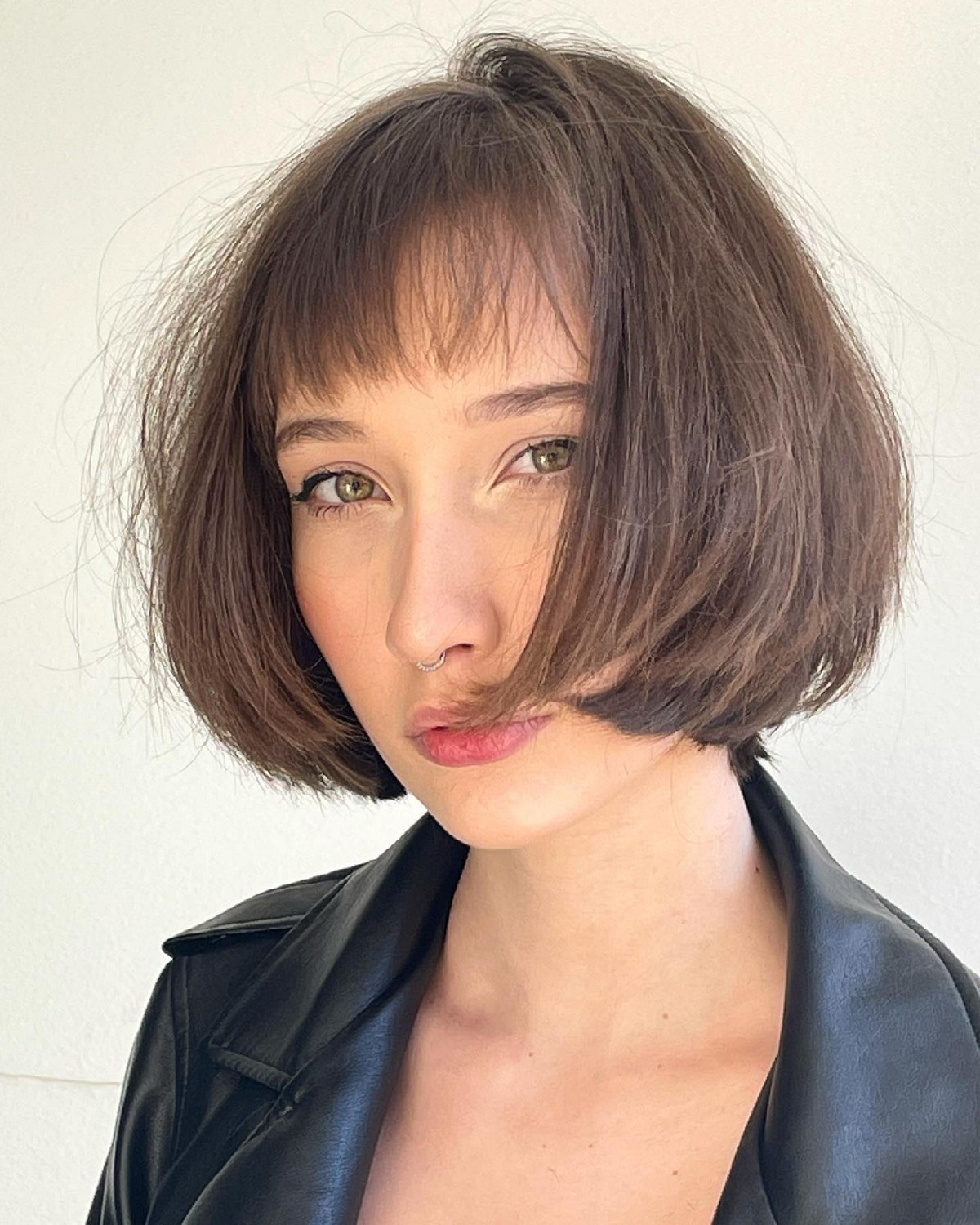 French Bob with Wispy Bangs
