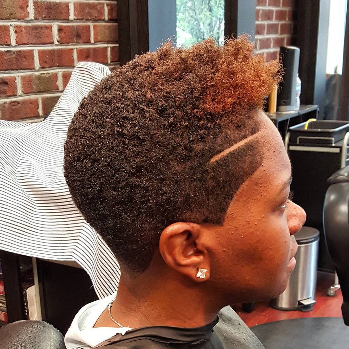 Twa with Ombre-ed Quiff