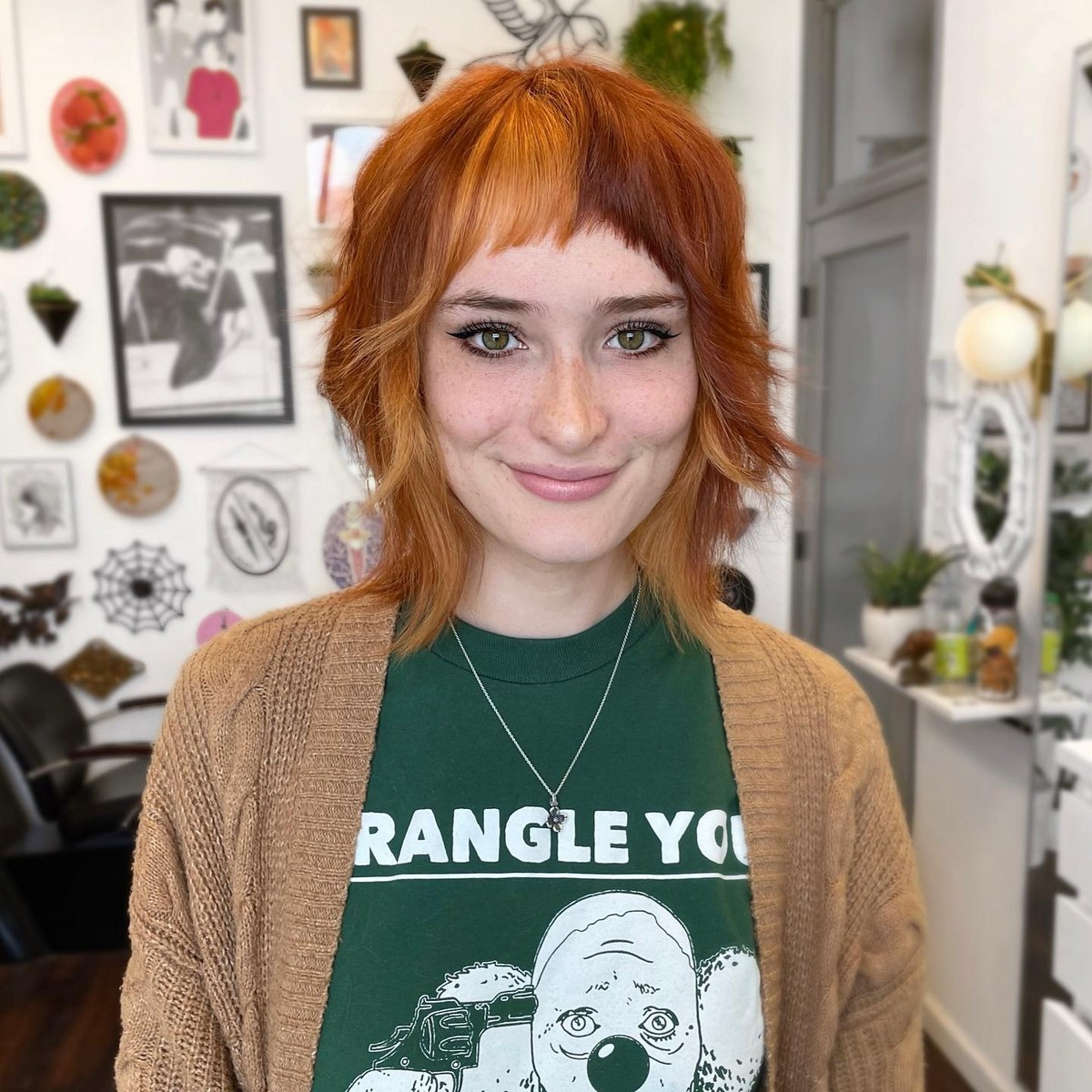Lob With Short Bangs