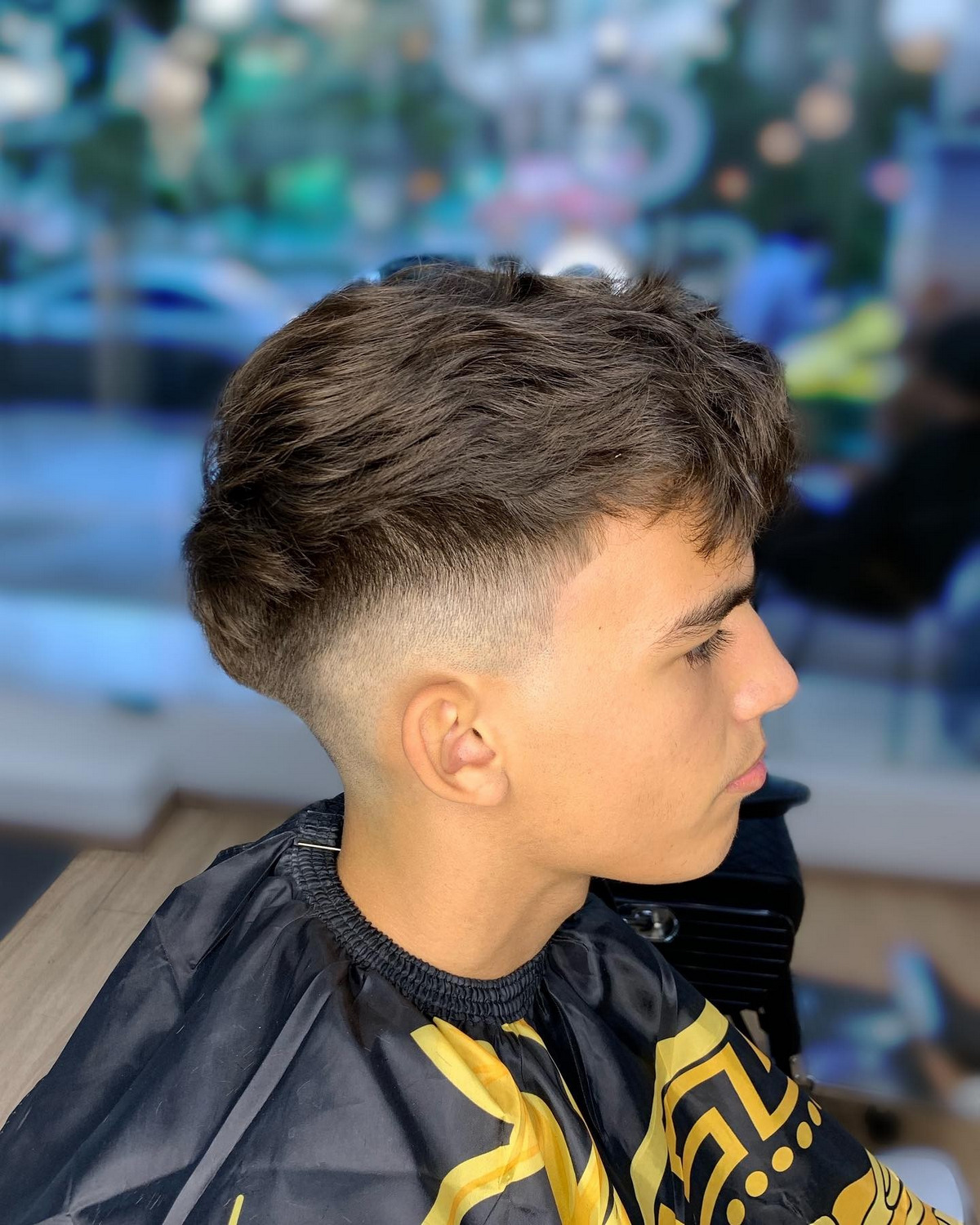 Wavy Top And Skin Fade