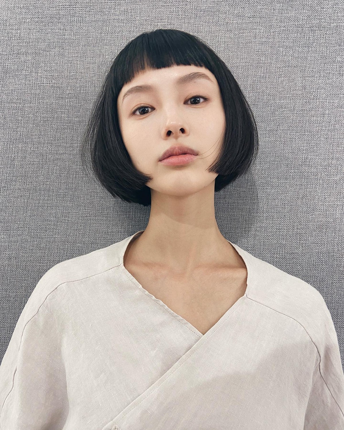 Micro Bangs Bob