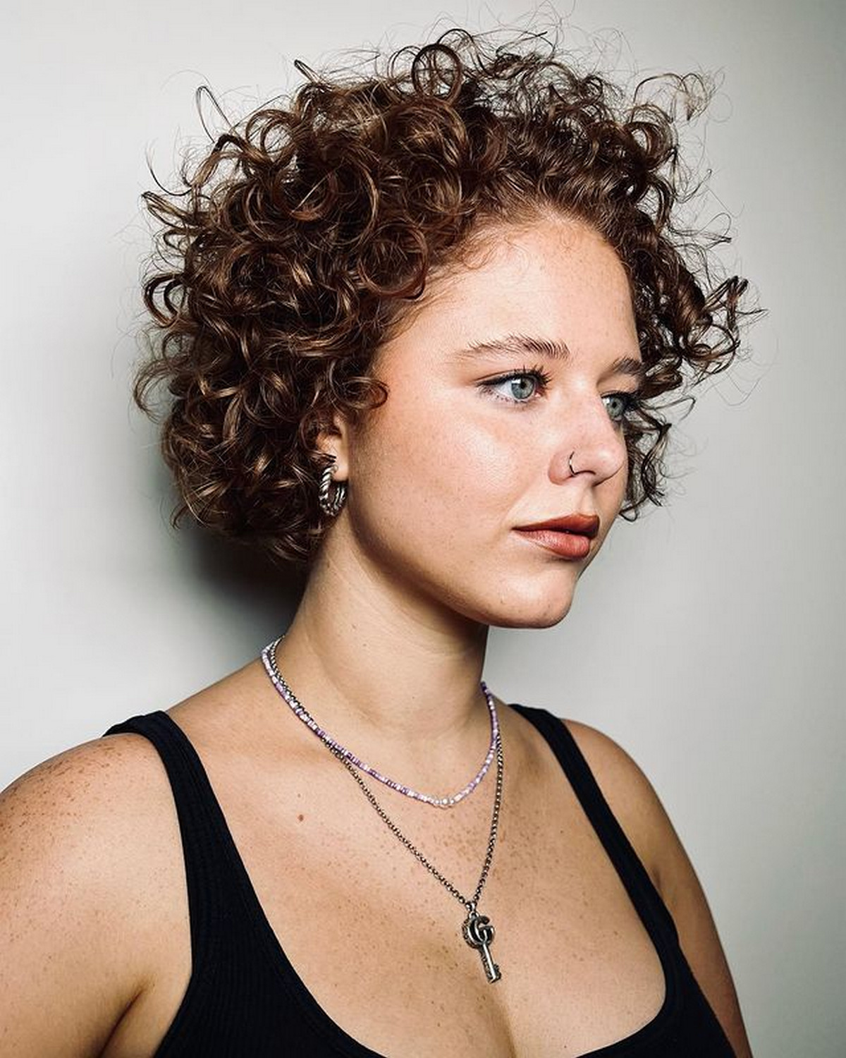 Short Curly Bob