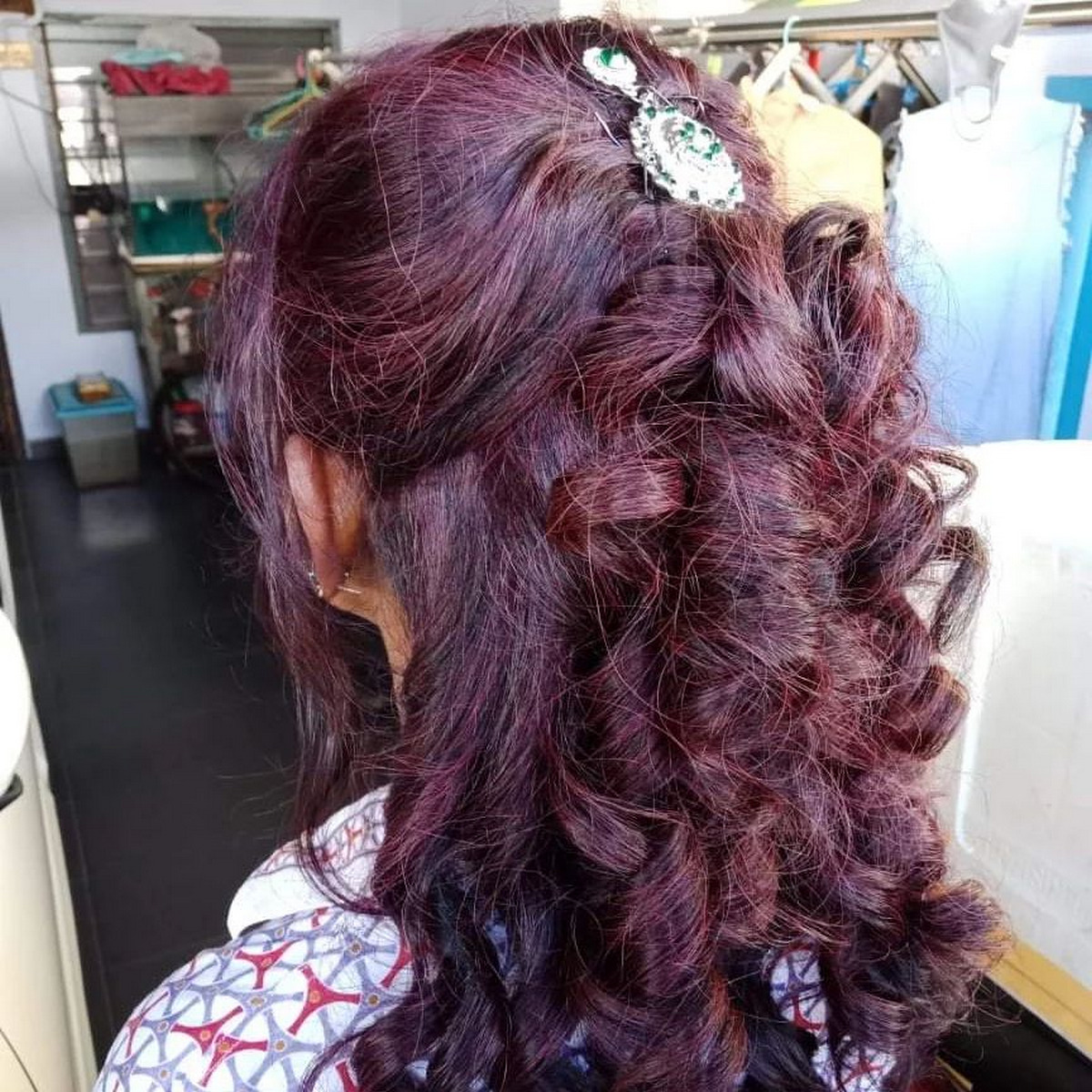 Big Curly Red Hair