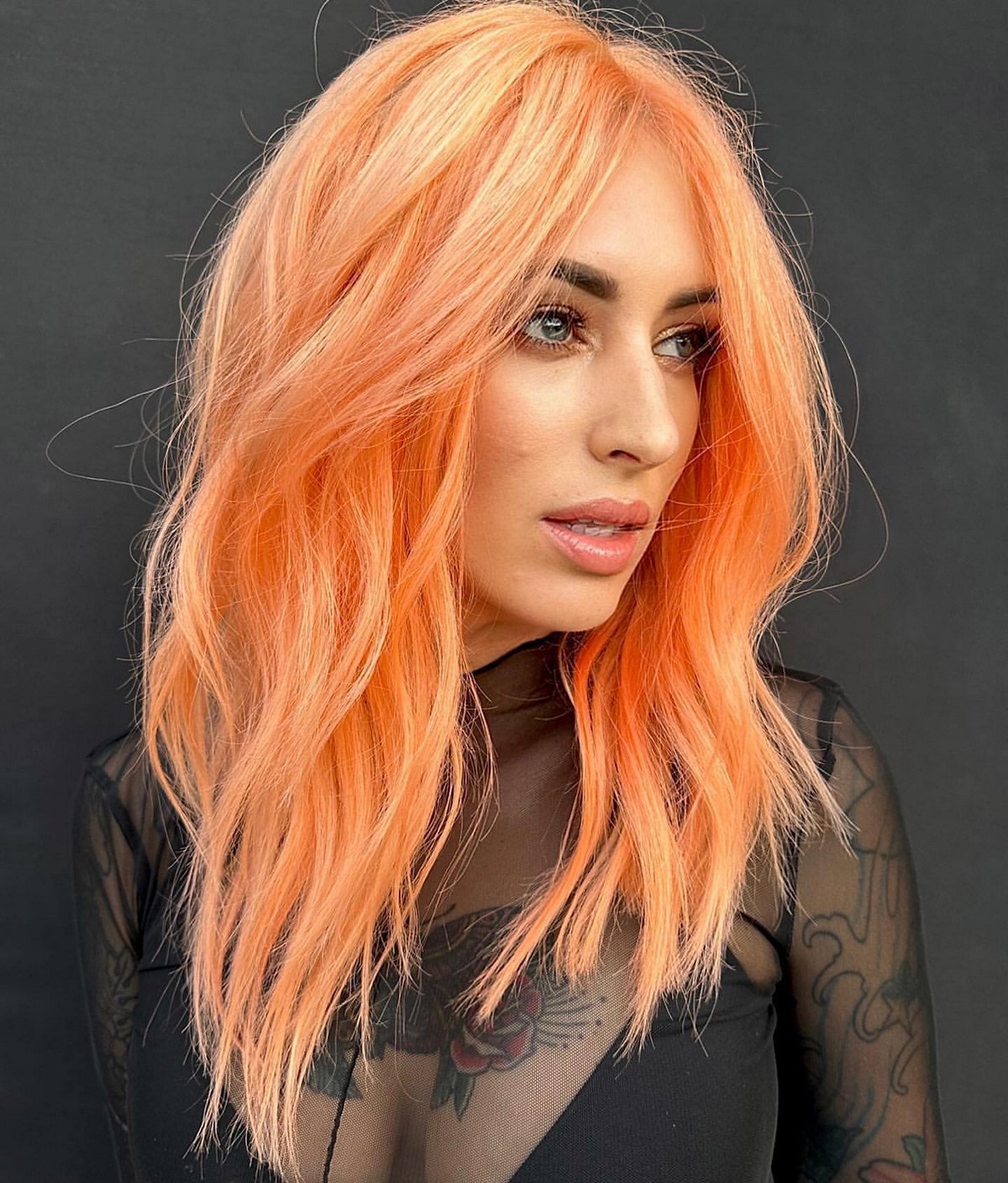 Peach Hair