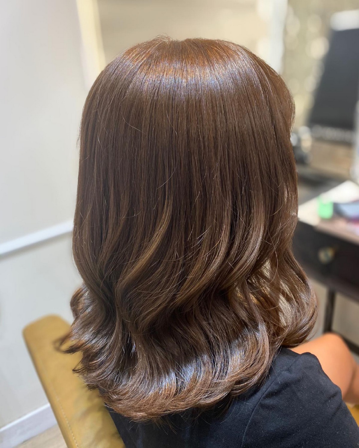 Shiny, Thick Hair With Feather Ends