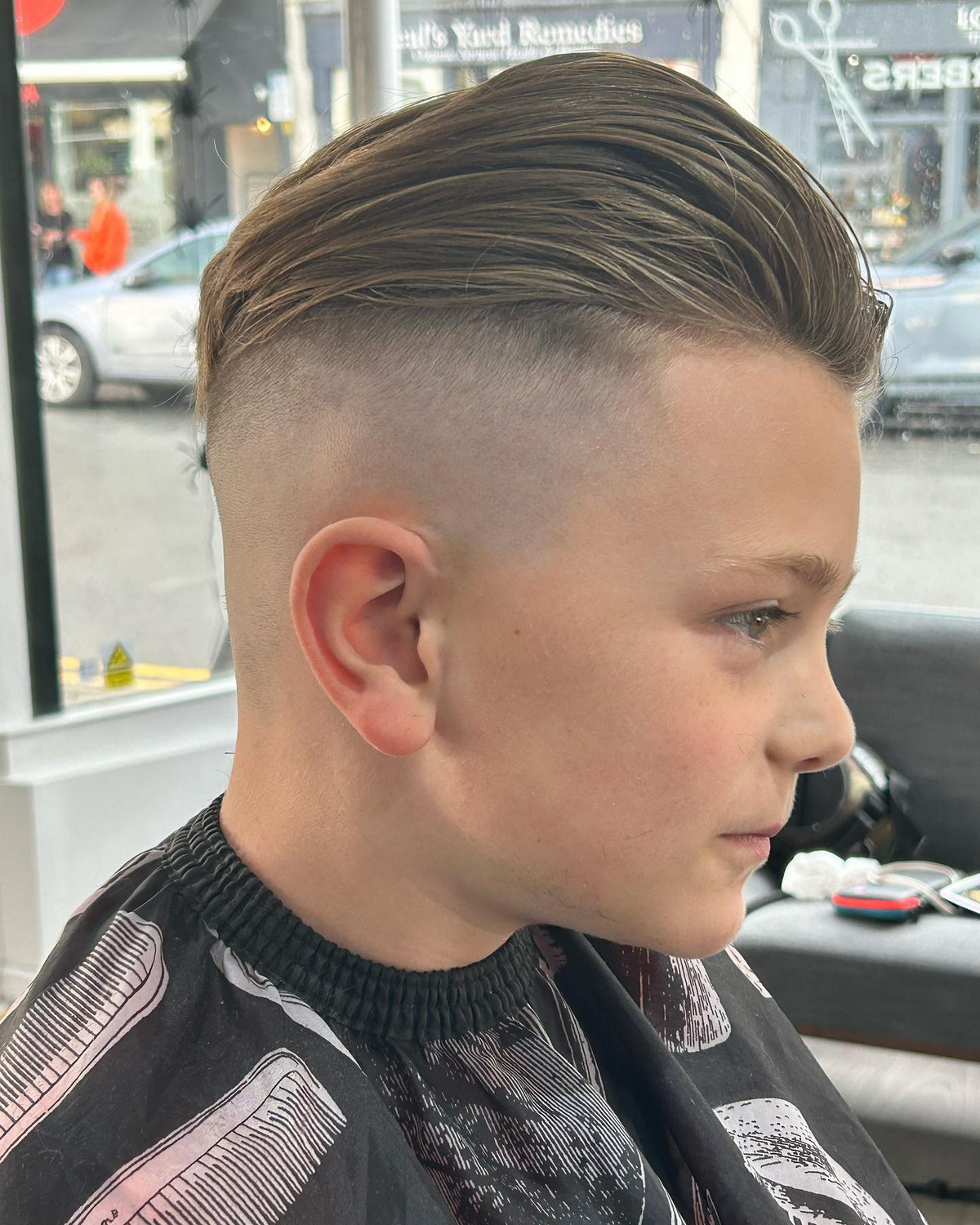 Slicked Back Undercut with Long Top