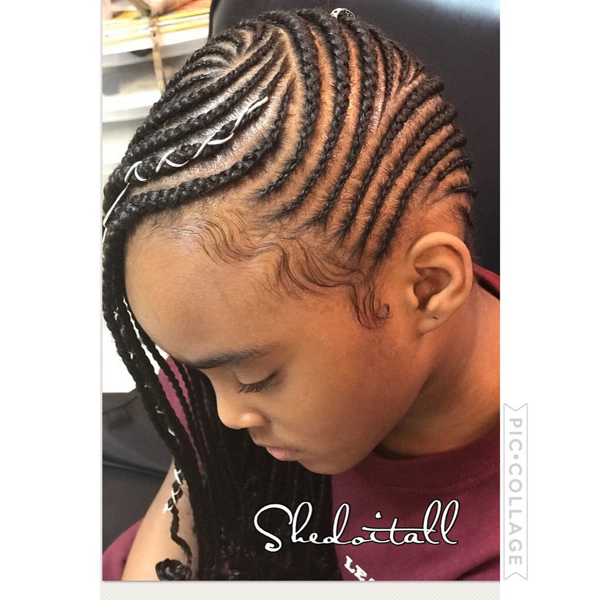Braided Hairstyle For African America Girl