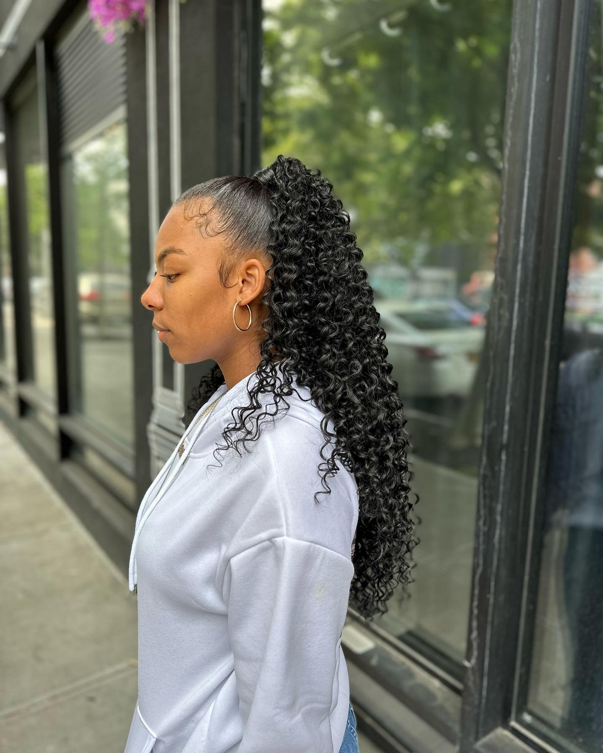 Curly Ponytail