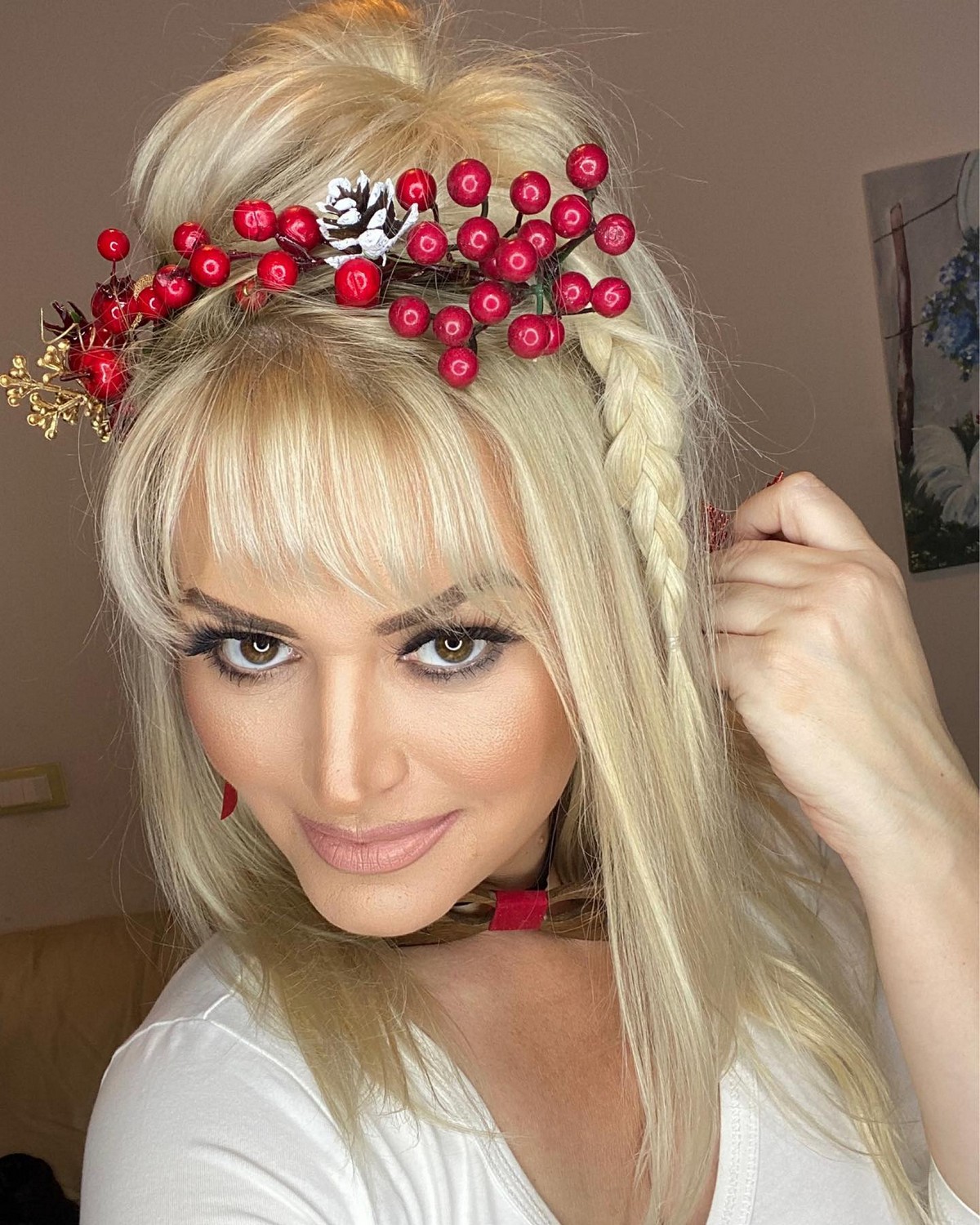 Holly Berry Headband