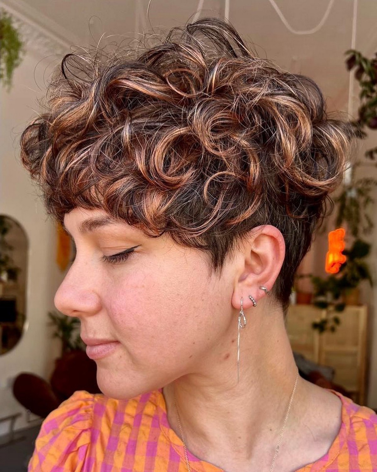 Curly Pixie Cut