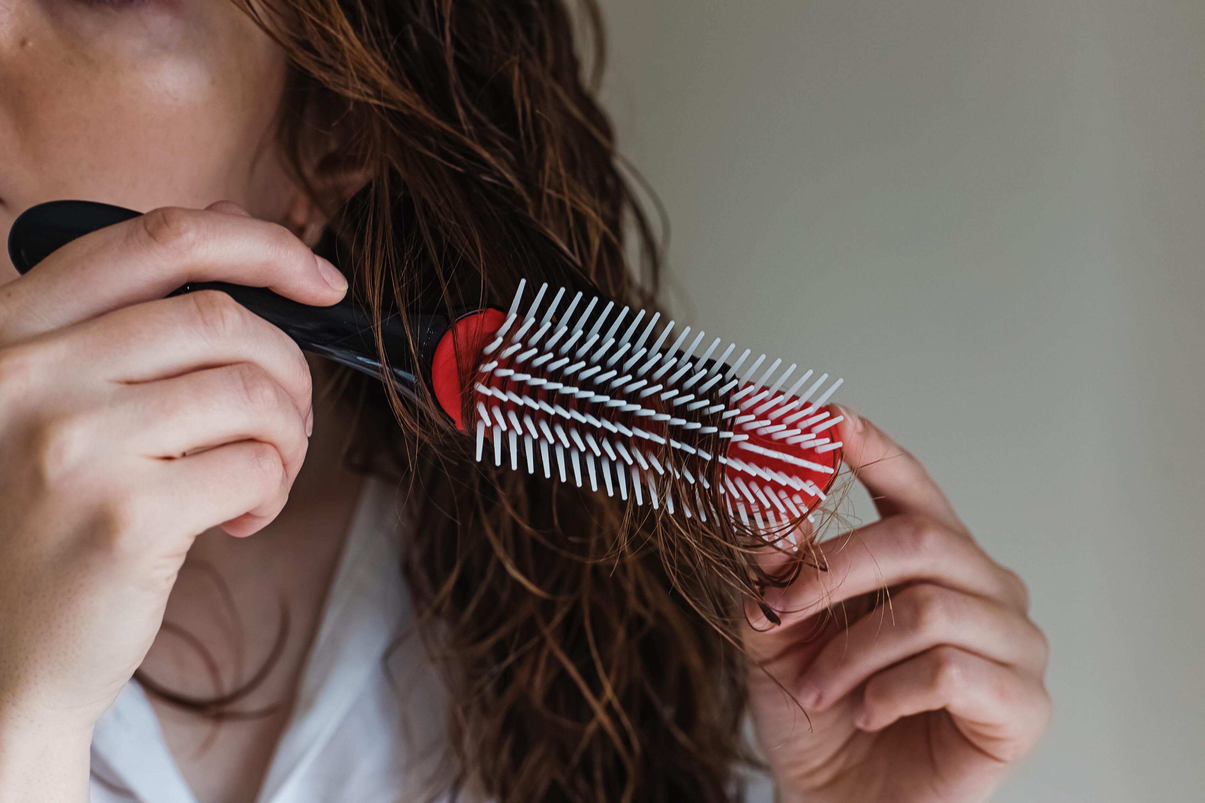 Avoid Brushing Dry Curls