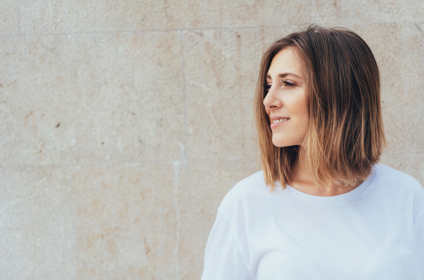 Dark Blonde Medium Bob