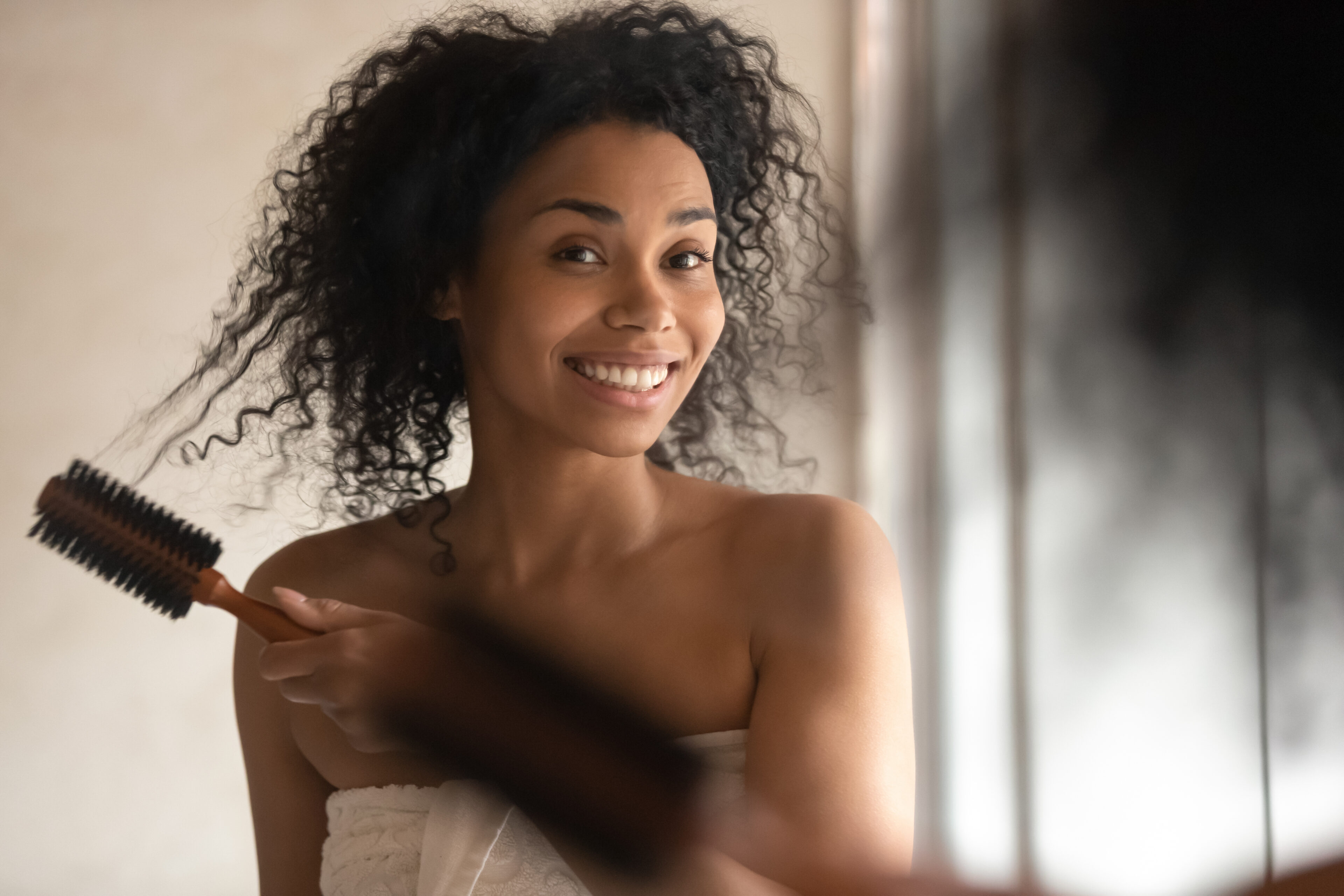 Detangle with care for 4A hairstyles