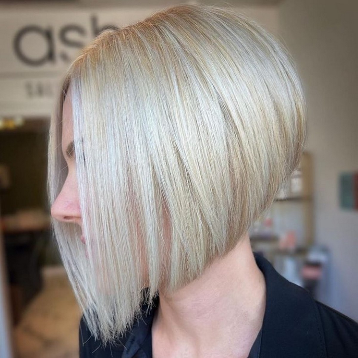 Platinum Inverted Bob