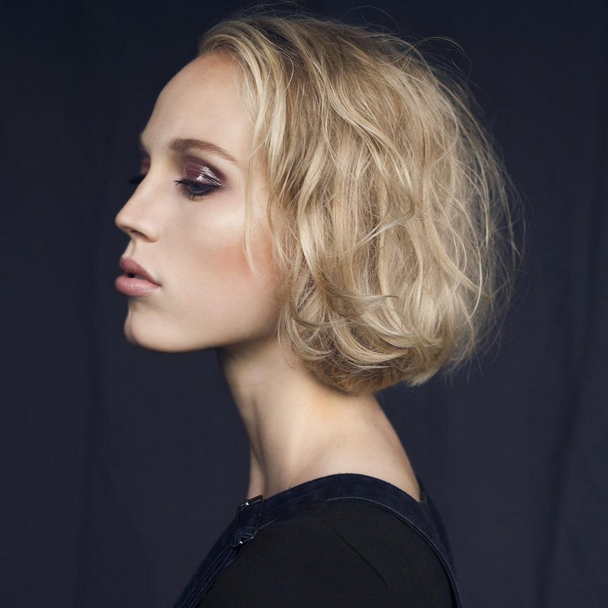 Demure, Damply Tousled Bob
