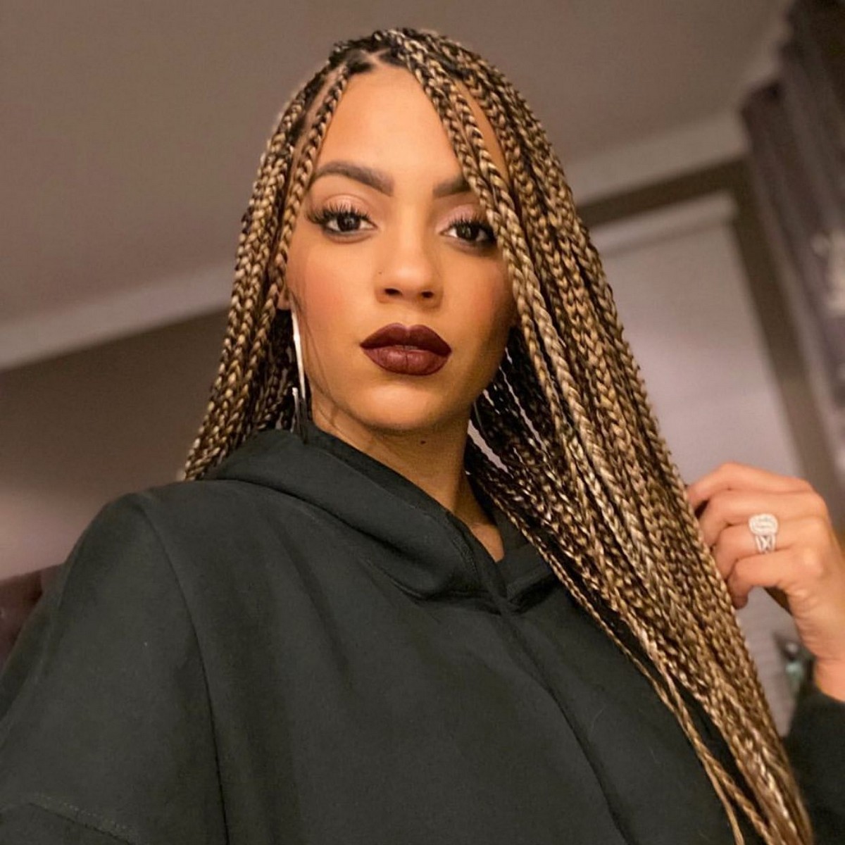 Blonde Knotless Braids