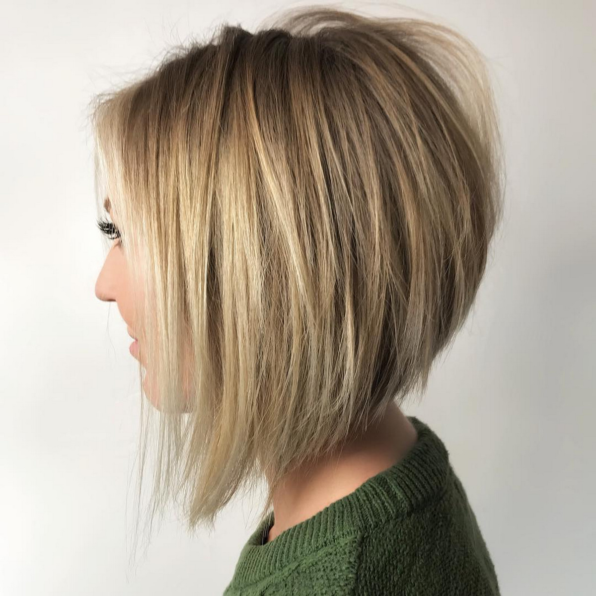 Straight Textured Blonde Bob