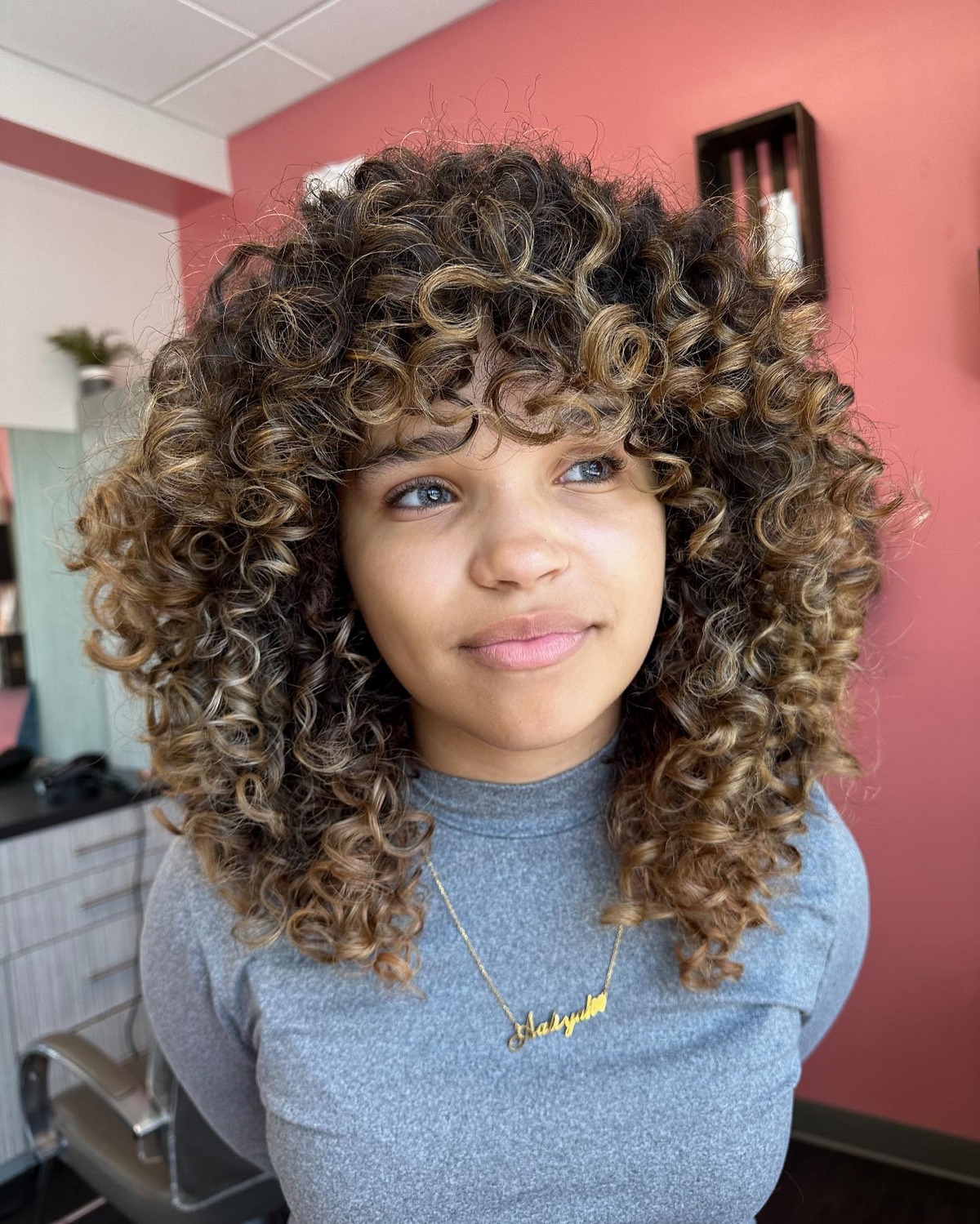 Super Voluminous Curly Hair