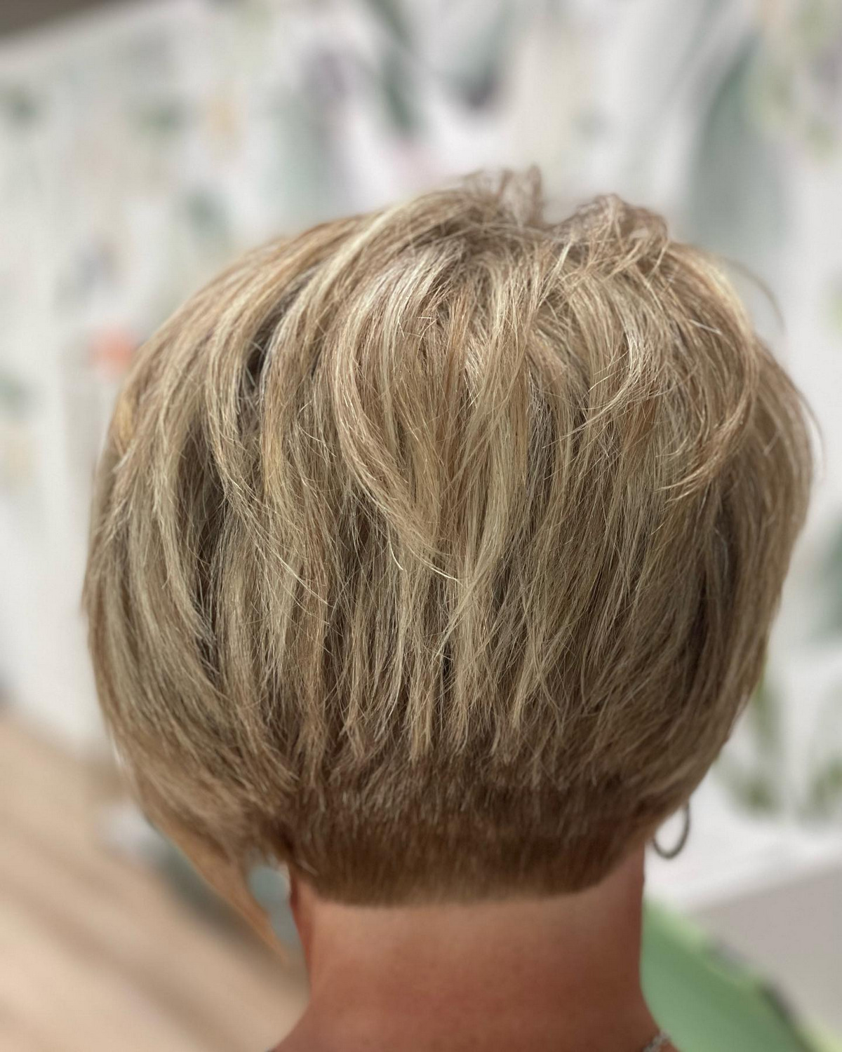 Short Asymmetrical Bob With Layers