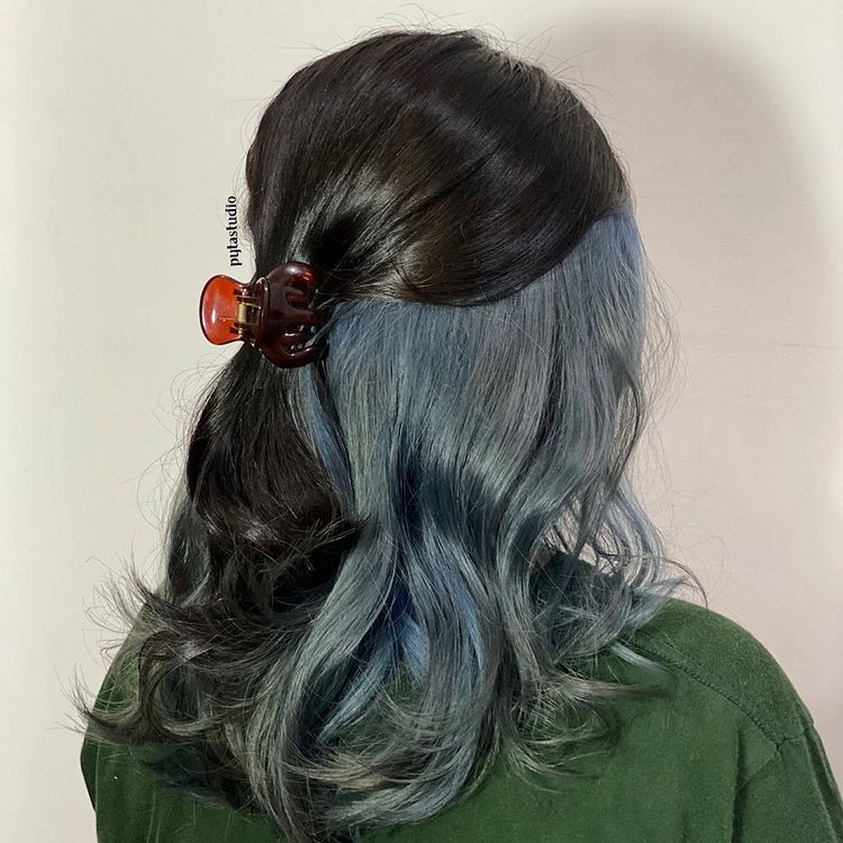 Peek-A-Boo For Medium-Length Hair