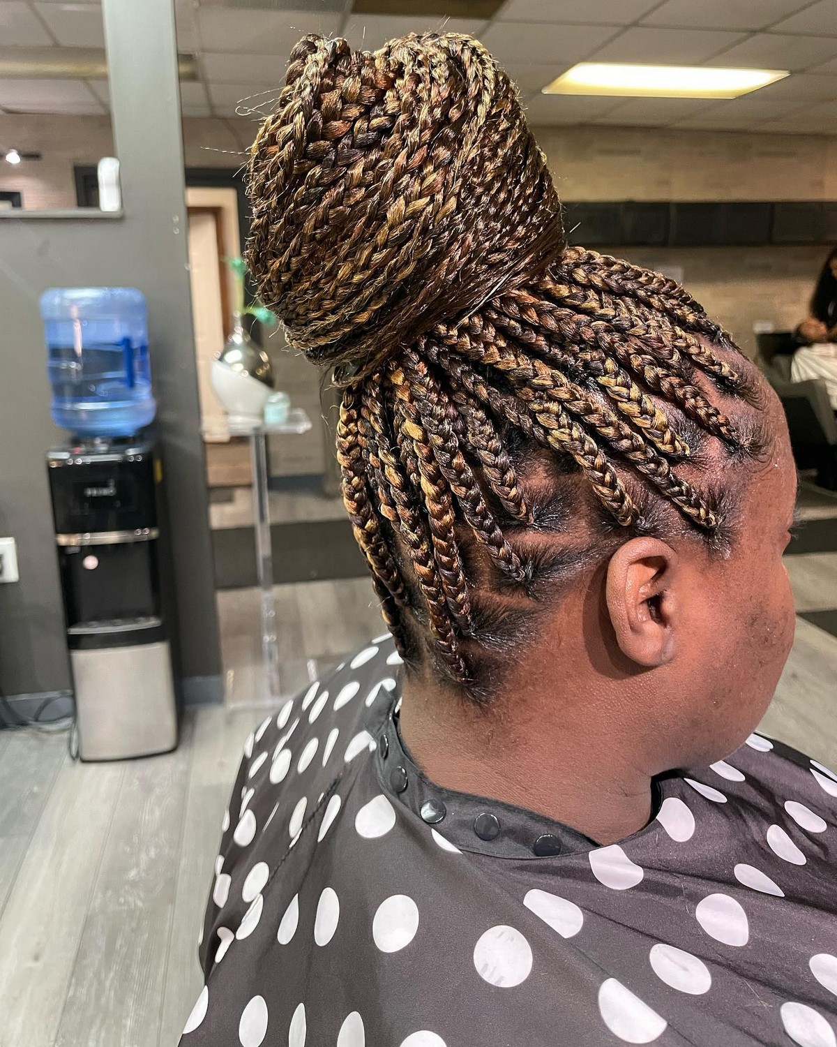 Knotless Braids Updo
