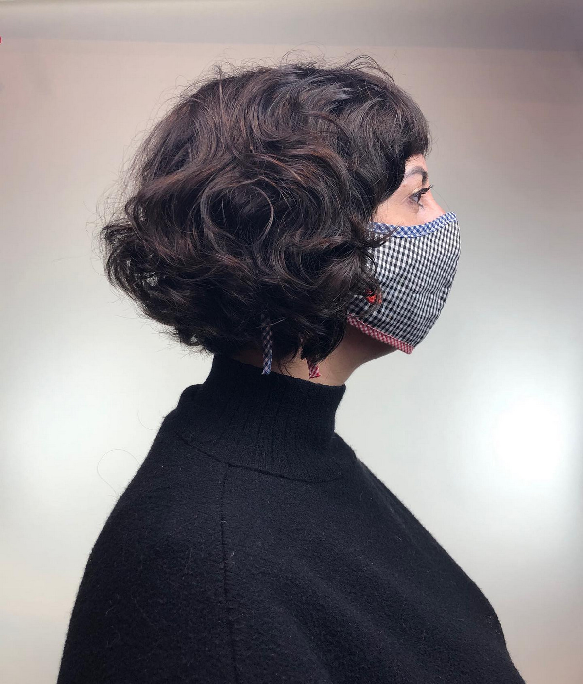 Curly Layered Bob