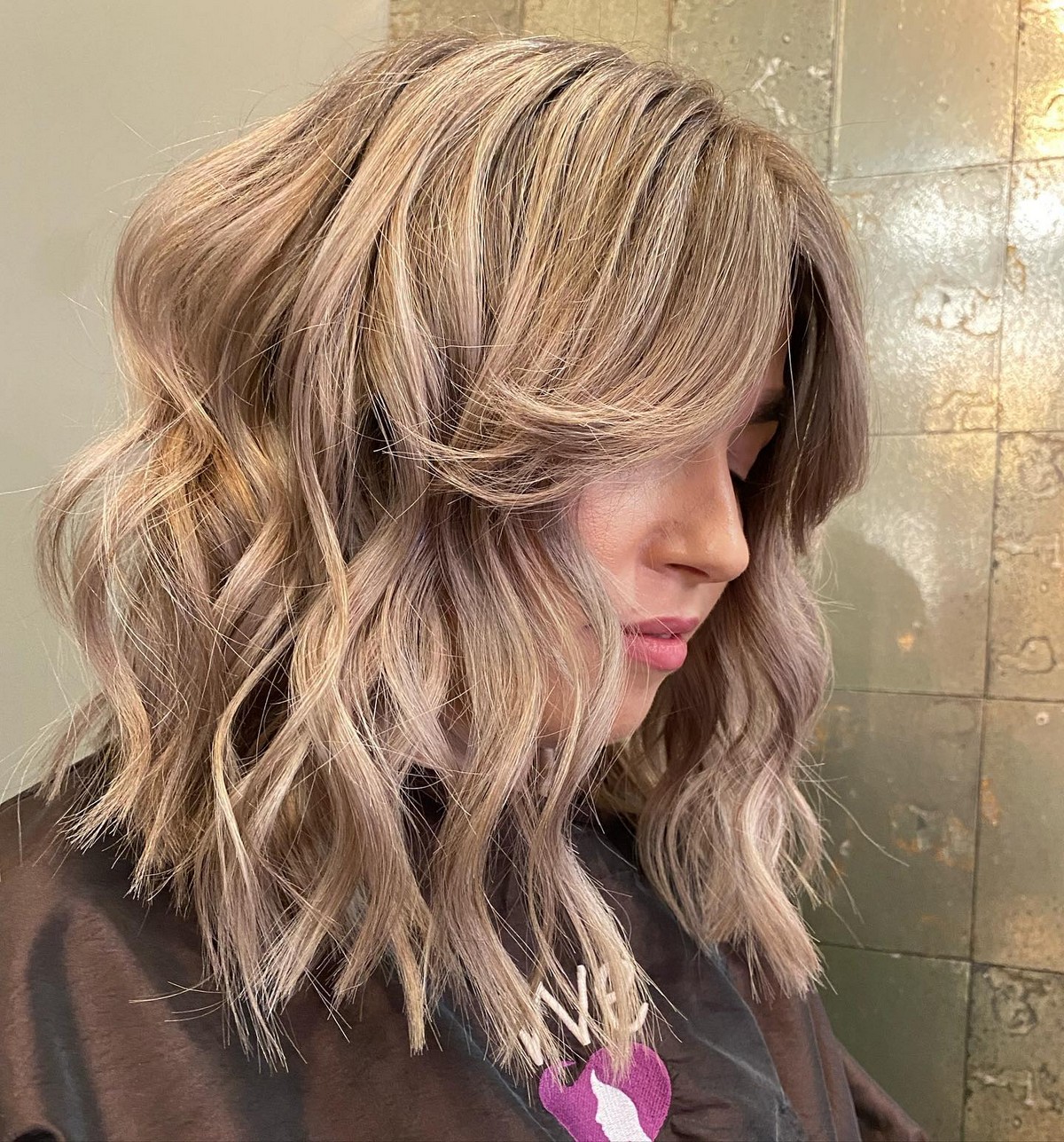 Long Choppy Bob