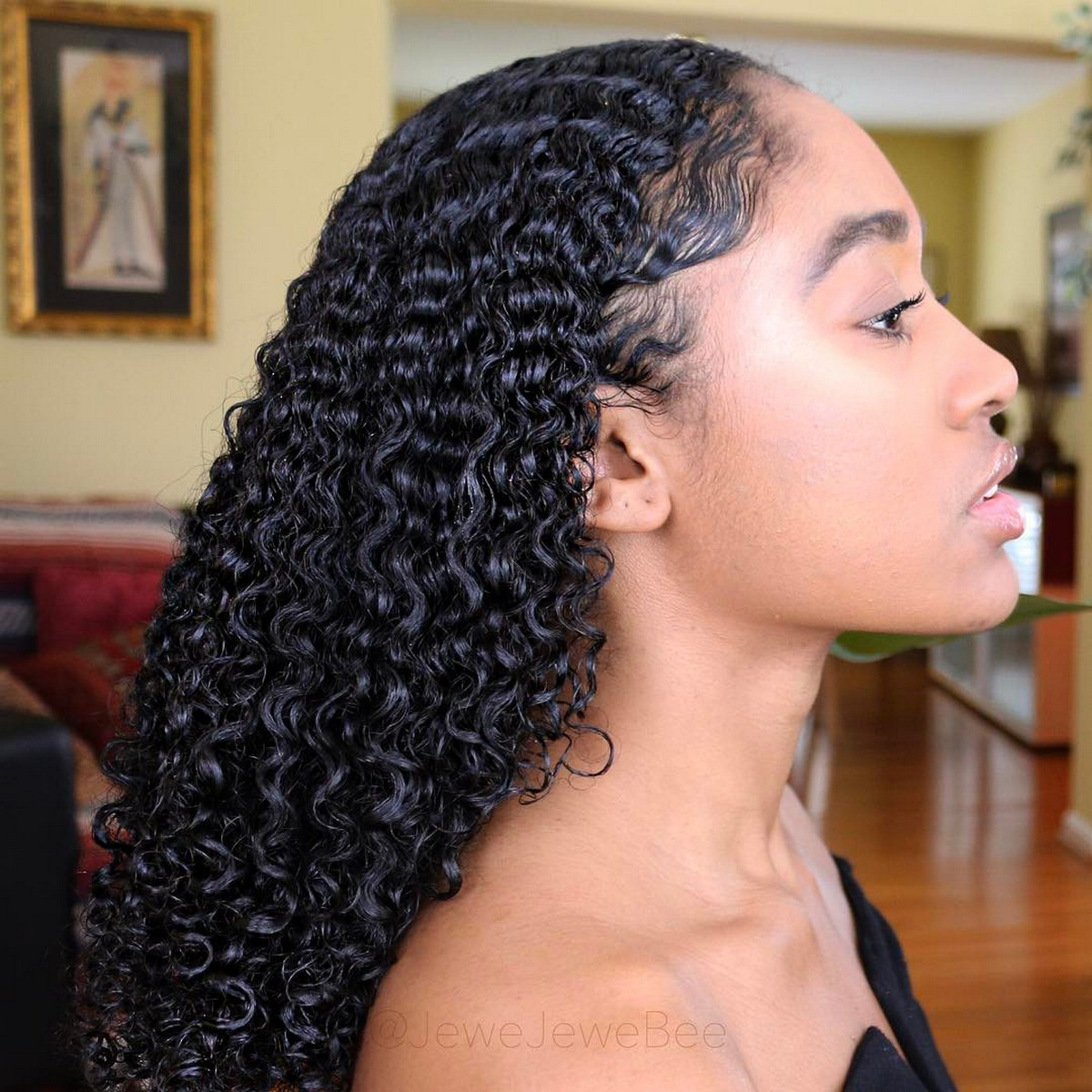 Long Natural Wet Hairstyle