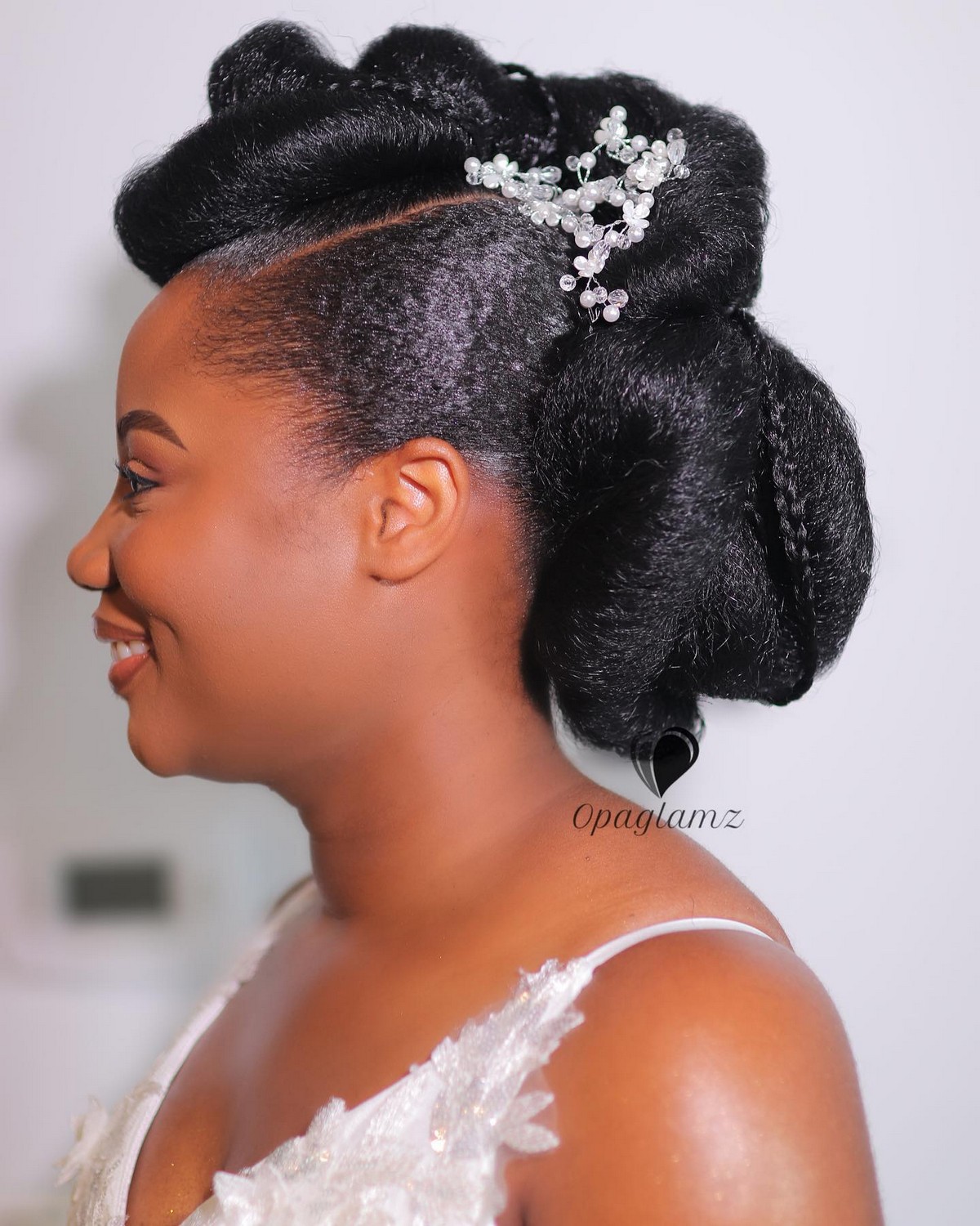 Rolled Bridal Updo