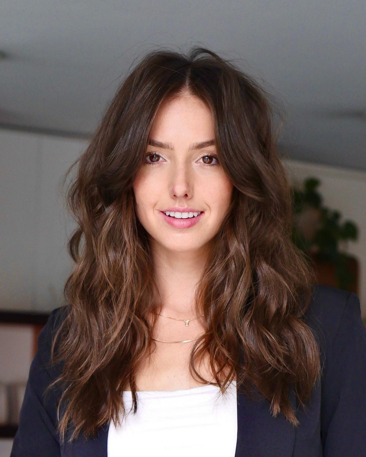 Long Tousled Wavy Haircut