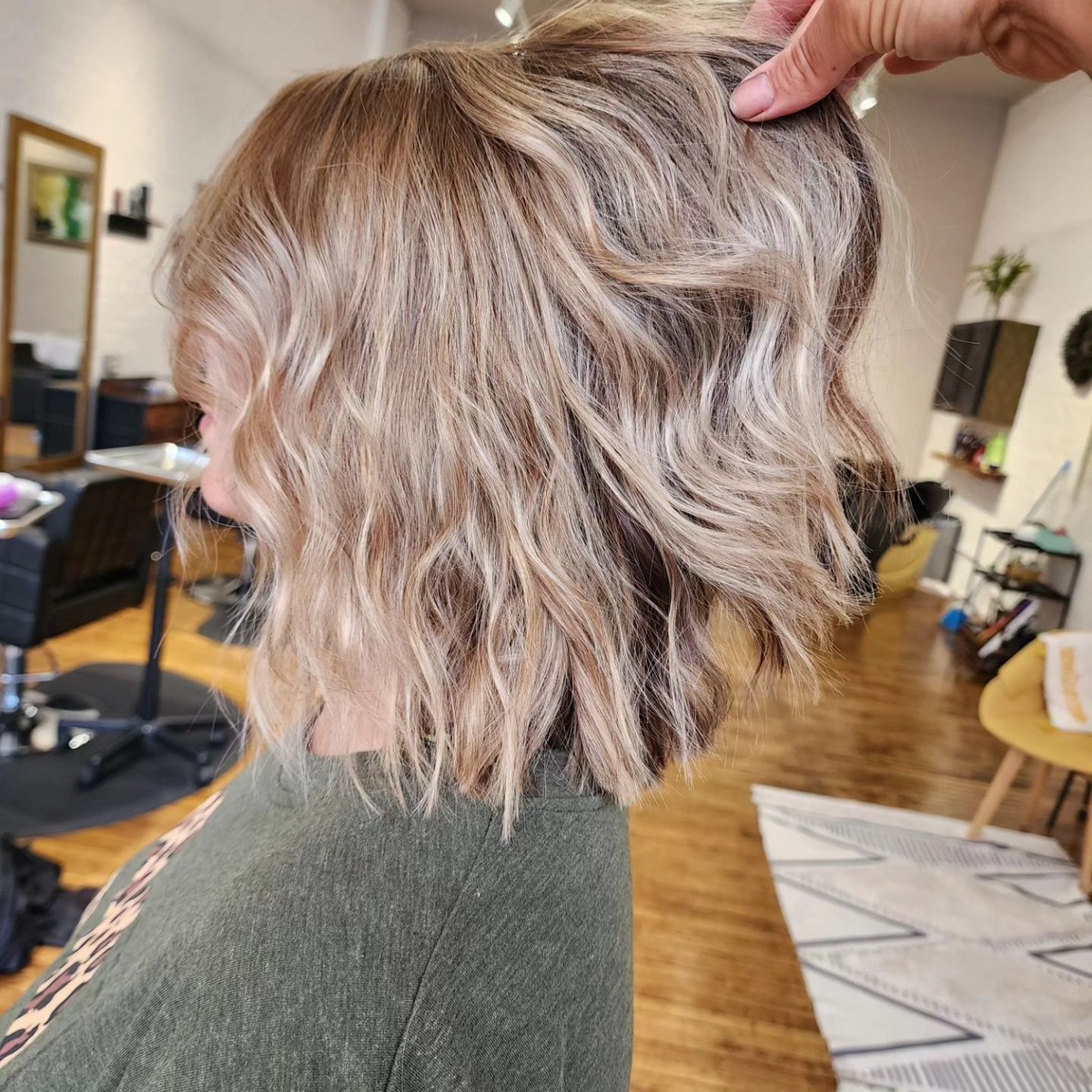 Messy Medium Bob