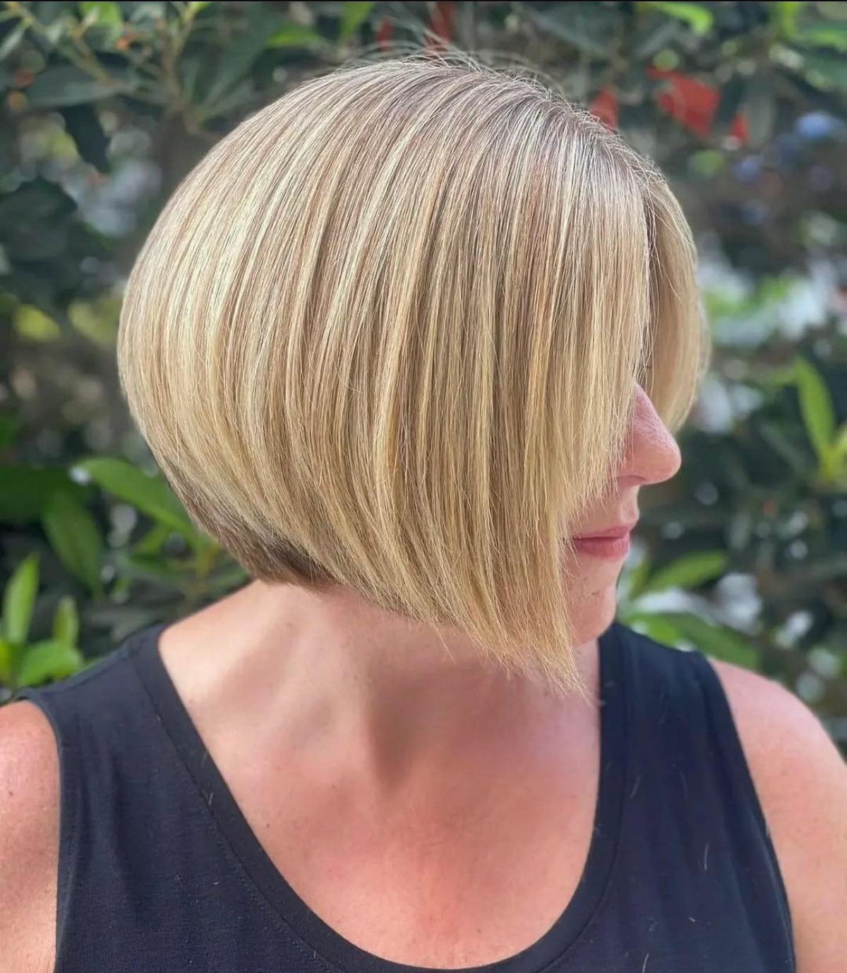 Sleek Layered Bob