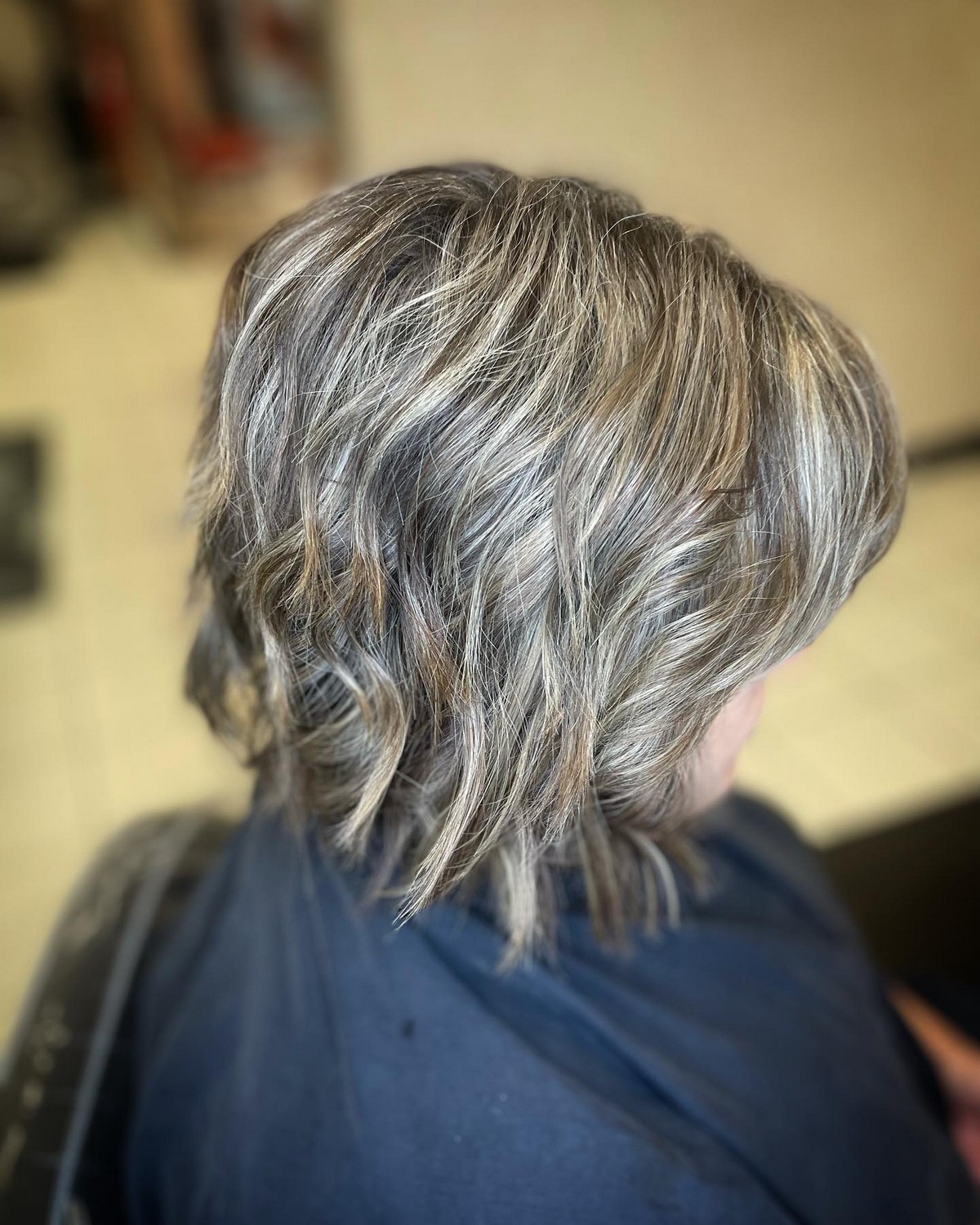 Choppy Bob With Lowlights