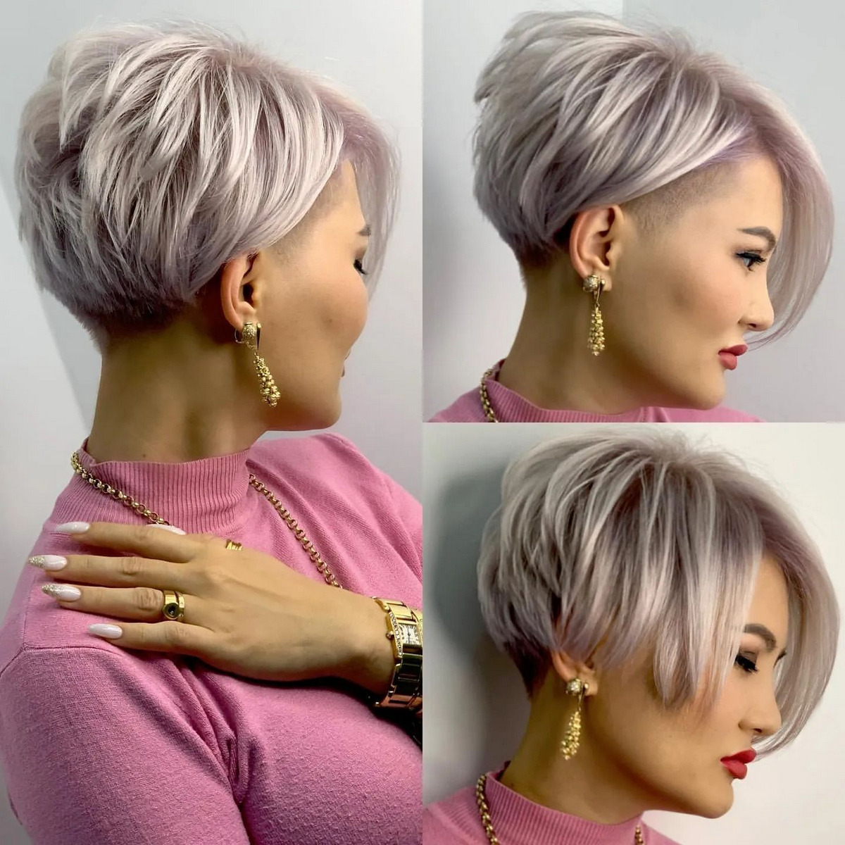 Layered Bob With Undercut