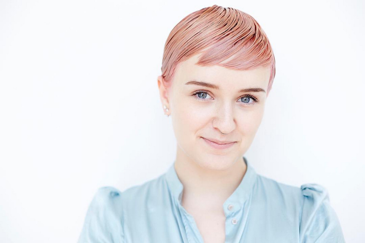Wet Pastel Pink Pixie