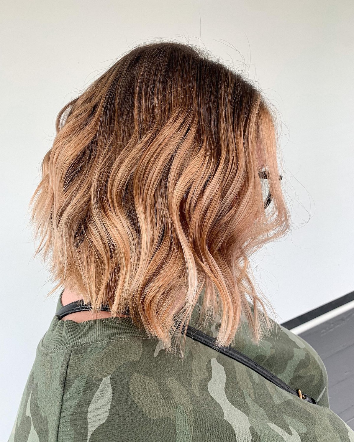 Choppy Bob With Balayage