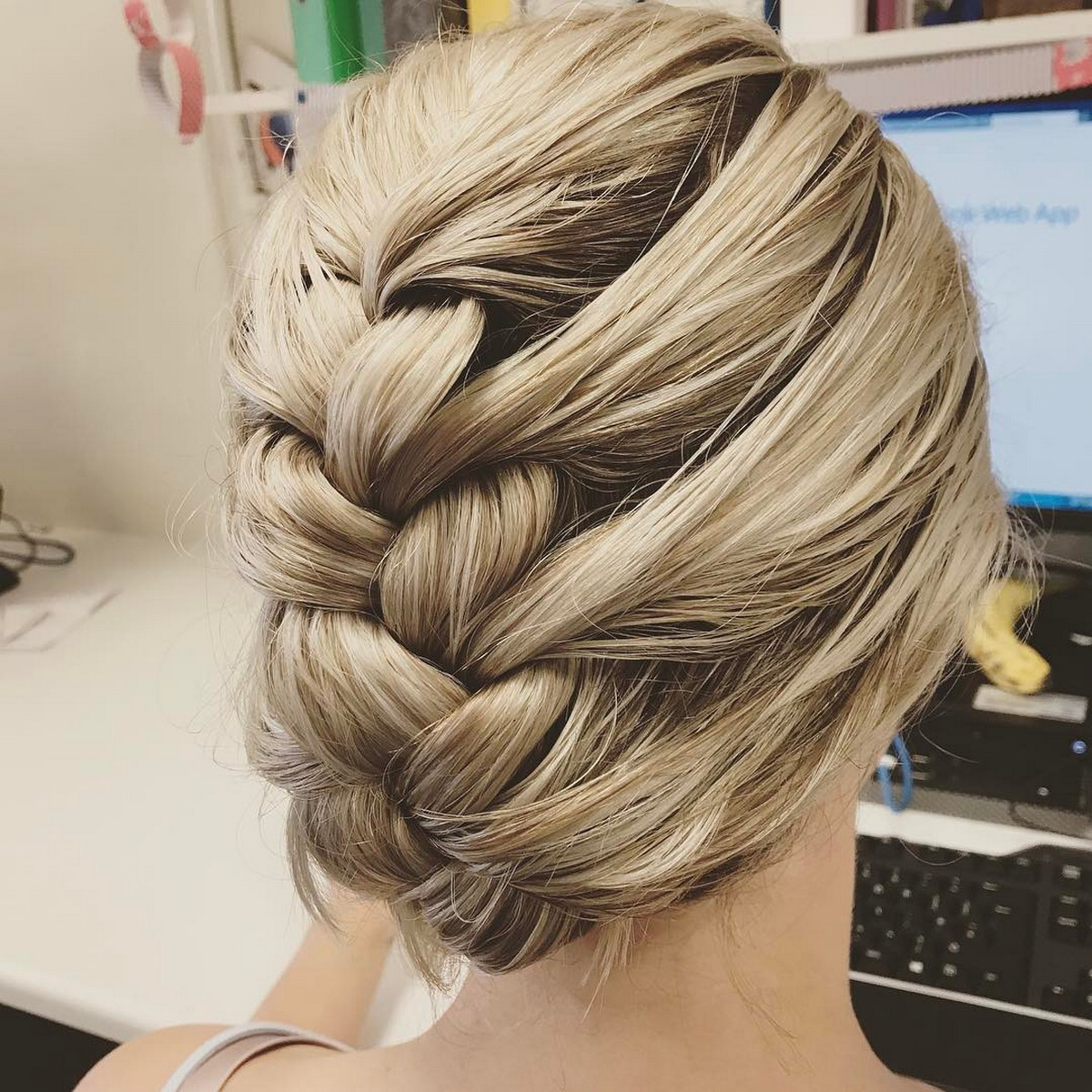 French Braid Updo