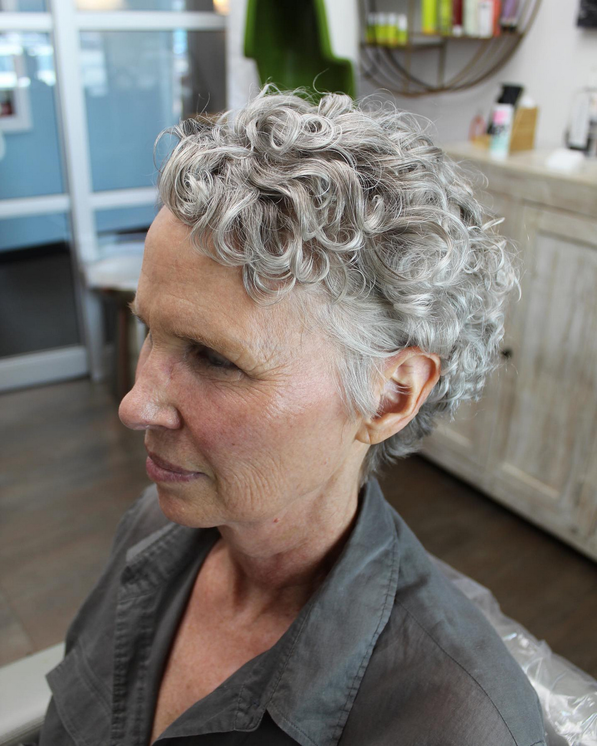 Curly Pixie Cut