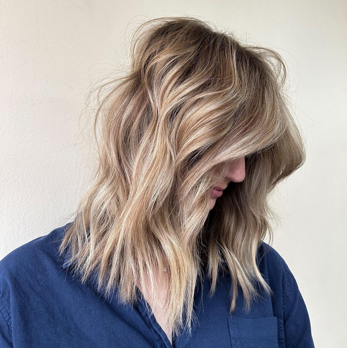 Layered Bob With Lowlights
