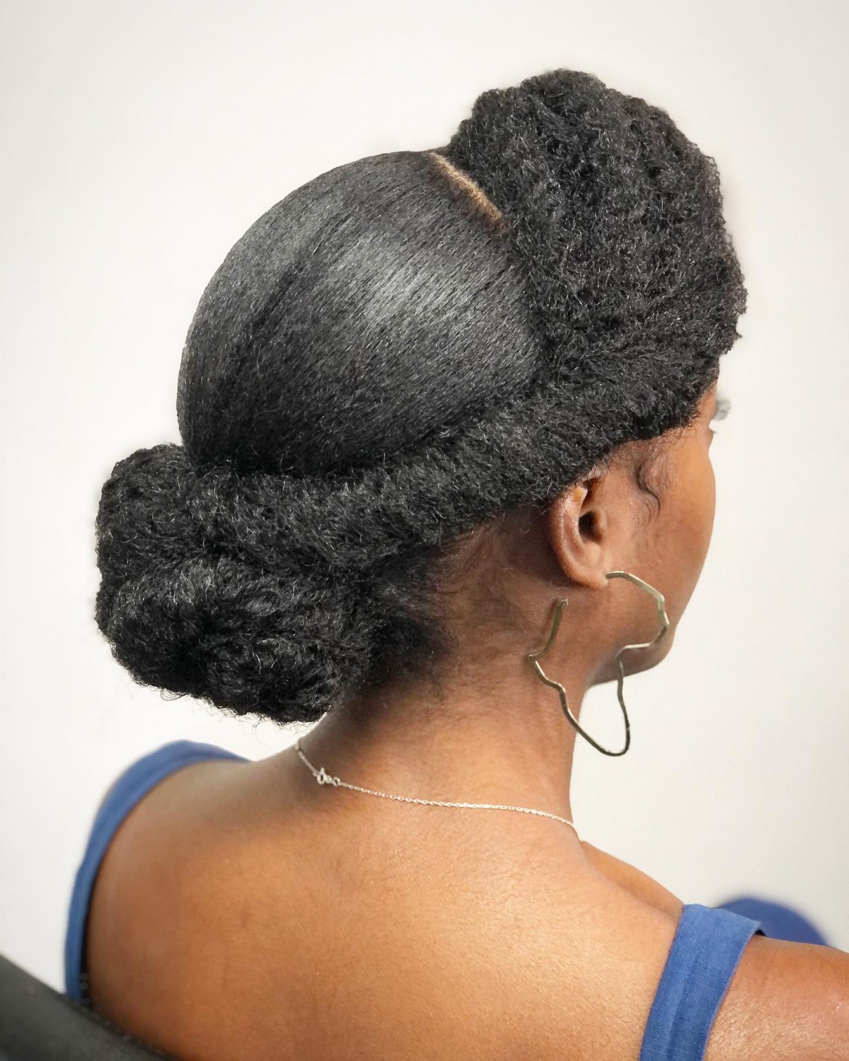 Sleek and Kinky Updo