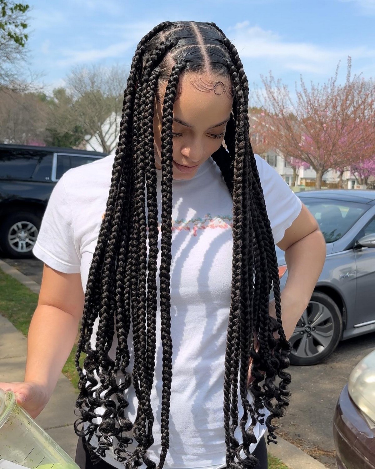 Jumbo Medium Knotless Braids