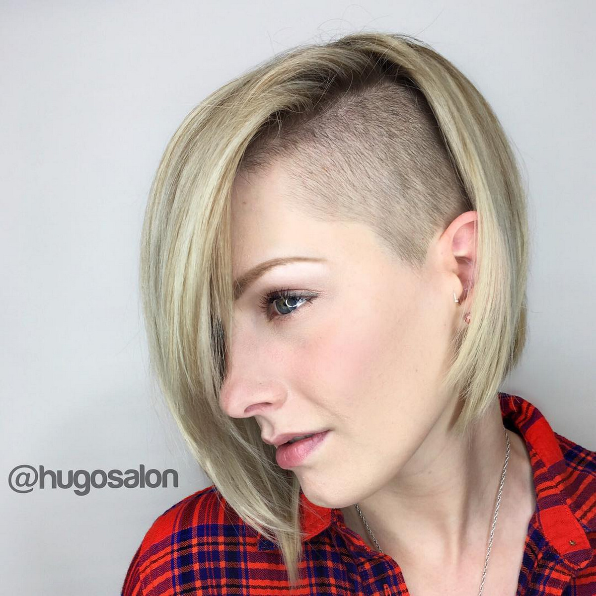 Shaved Side A-Line Bob